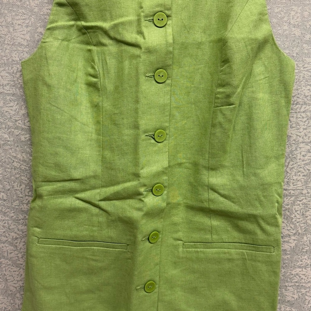 Abercrombie & Fitch Light Green Button-Up Top